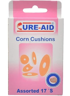 Cure aid Corn Cushions Plasters 17 Strips  - Image 1