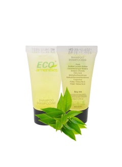 ECO Amenities Pack Of 72 Hotel Shampoo Bulk In Travel Size Individually Wrapped 0.75Oz Hair Shampoo Mild And Refresh Scent Guest Bathroom Toiletries  - Image 1