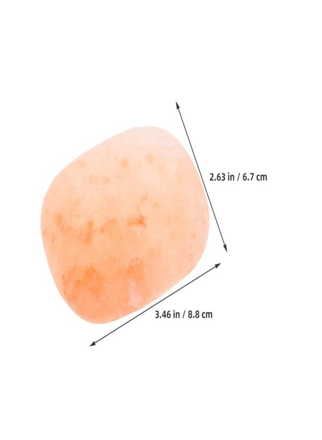 فيكاسكي قطعتان من أحجار التدليك المقشرة المصنوعة من ملح الصخور الطبيعي - صابون ملح معدني لغسول الجسم والعناية بالبشرة، شكل بيضاوي مسطح 2.6 بوصة عرض × 3.5 بوصة طول (عبوة من قطعتين) - Image 5