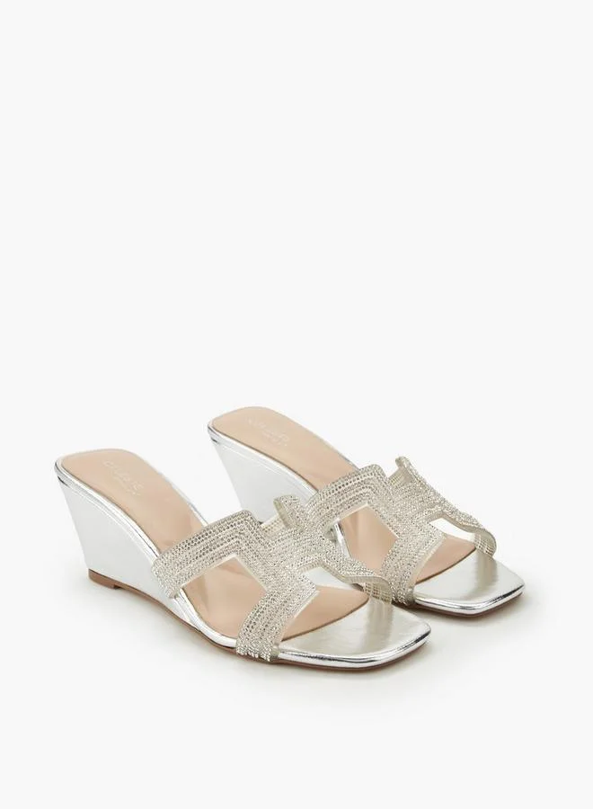 سيليست Women Embellished Wedge Heel Sandals Ramadan Collections