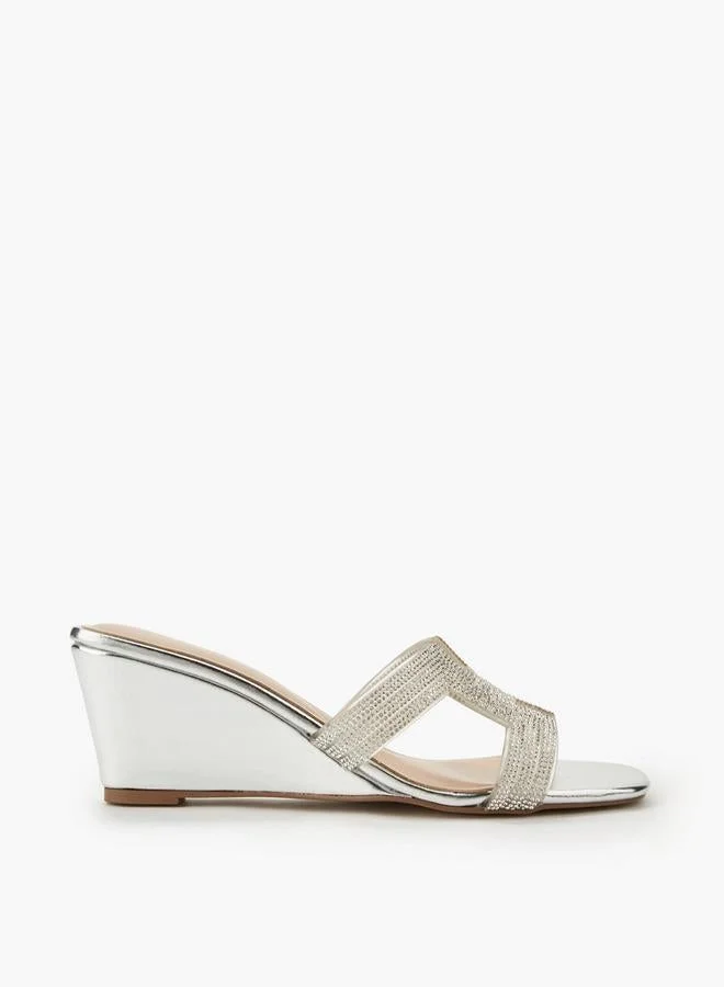 سيليست Women Embellished Wedge Heel Sandals Ramadan Collections