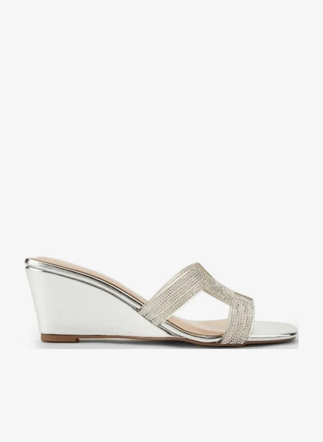 سيليست Women Embellished Wedge Heel Sandals Ramadan Collections