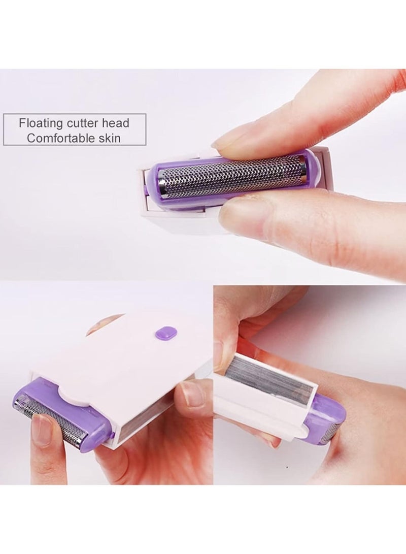 2 Pcs Silky Smooth Hair Eraser/Epilator  Smooth Touch Painless Hair Removal for Women  Light Technology  Apply to Any Part of the Body - Image 3