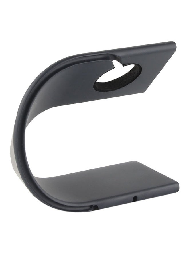 Beauenty U Shape Aluminum Stand Charger Holder For Apple Watch Grey - Image 3