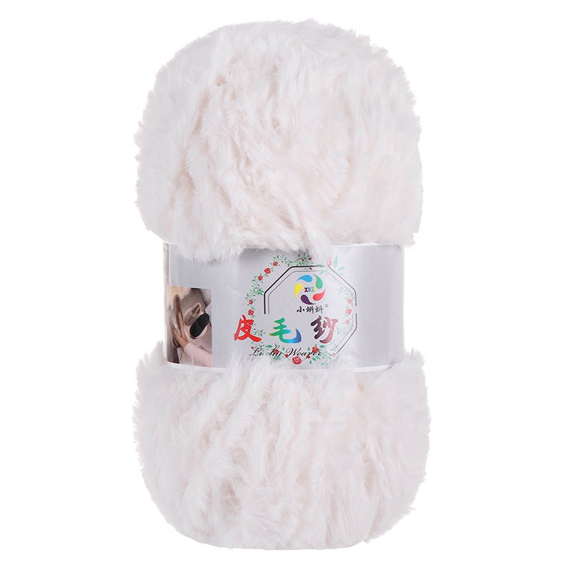 100G Ball Of Imitation Mink Fur Thread Wool Crochet Thread Toy Diy Hat Fur Yarn Mink Velvet Fur Velvet - Image 1