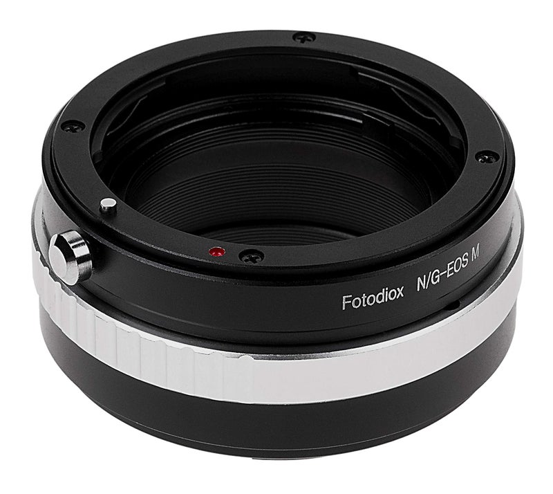 Fotodiox Lens Mount Adapter with Aperture Control, for Nikon G-Type, DX-Type Lens to Canon EOS M Mirrorless Cameras - Image 2