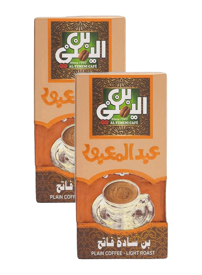 بن عبدالمعبود سادة مطحون – تحميص خفيف بدون هيل – 2 × 200 جم عبوة توفير