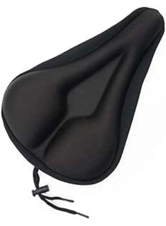 TrueFit TRUE FIT®Geronmine Bike Seat Cover Gel Padded Bike Seat Cushion Comfort Bicycle Seat Cushion Cover for Men Women with Peloton, Outdoor & Indoor - Image 1