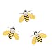 ORIESSE Bumblebee Car Decals 3pcs Yellow Bee Stickers 3D Metal Emblem Badge Women Car Decor Fun Prank Gift for Bug Lovers - Image 2