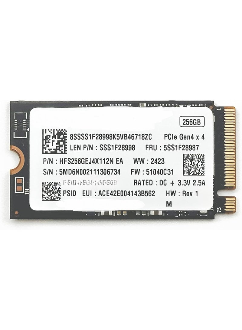 256GB NVMe SSD M.2 2242 - Ultra-Fast PCIe Gen4 x4, Compact Powerful Storage Upgrade