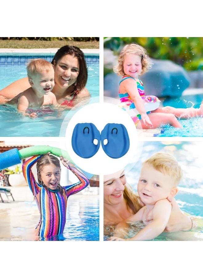 Pair of  Swimming Hand Fins for kids, Swim Paddles, Strength Training Aid, Upper Body Resistant Gloves for Novice and Professional Use. - Image 4