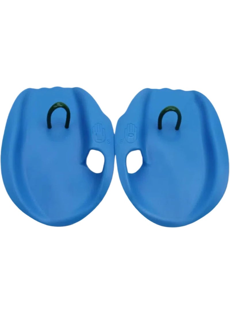 Pair of  Swimming Hand Fins for kids, Swim Paddles, Strength Training Aid, Upper Body Resistant Gloves for Novice and Professional Use. - Image 1