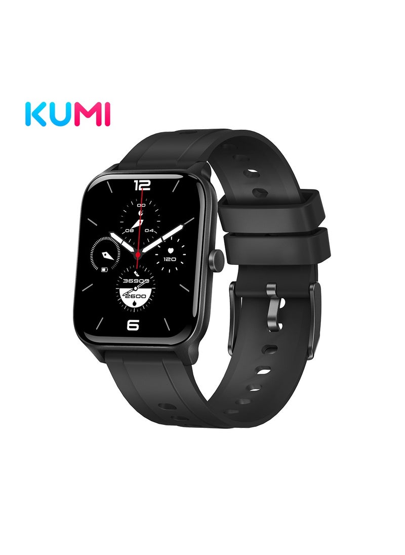 Kumi KU3S Men Smart Watch Alexa Tuya Bluetooth Call Sport Fitness Heart Rate Blood Pressure Sleep Monitor IP68 Women Smartwatch  - Image 1