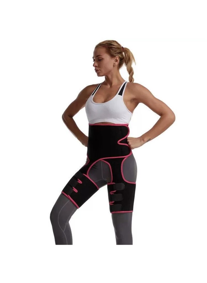 Generic High Waist Arm and Thigh Wast Trainer for Women, Sweat Band Waist Trimmer S/M Size  - Image 2