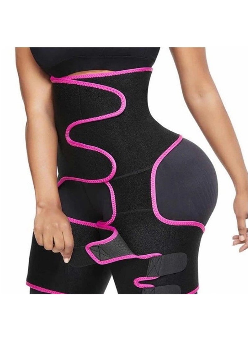 Generic High Waist Arm and Thigh Wast Trainer for Women, Sweat Band Waist Trimmer S/M Size  - Image 1