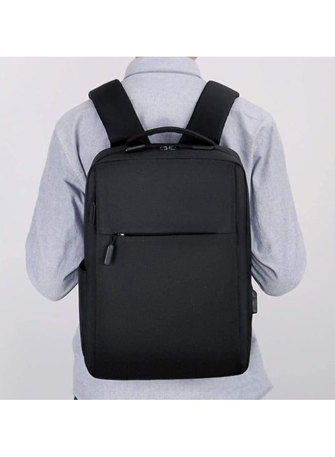 SportQ College Backpack for Women and Men Laptop Backpack/School & College Backpack (One Size, Black)  - Image 3
