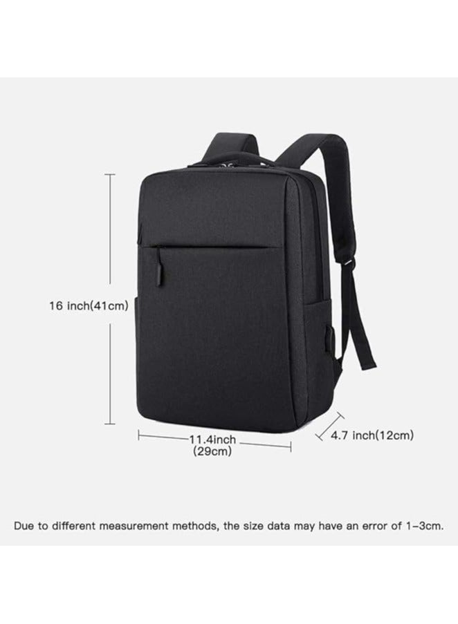 SportQ College Backpack for Women and Men Laptop Backpack/School & College Backpack (One Size, Black)  - Image 5