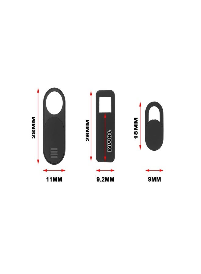 ECSiNG 18PCS Webcam Camera Cover Slider Webcam Cover Blocker for Laptop Camera Phone Tablet Desktop Computer Smart Phone Sliding Type Cover - Image 4