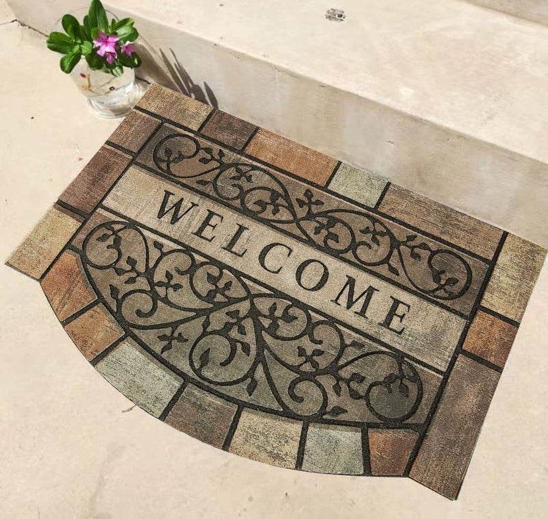 Welcome Door Mats 24x36 Heavy Duty Front Door Mat Outdoor Large Doormats with NonSlip Rubber Backing Outdoor Welcome Mats for Front Door EntrywayGaragePatioHigh Traffic Area