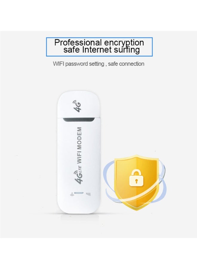 general 4G mobile WiFi router 100Mbps high-speed portable travel WiFi modem with SIM card slot, up to 10 devices can be shared - Image 3