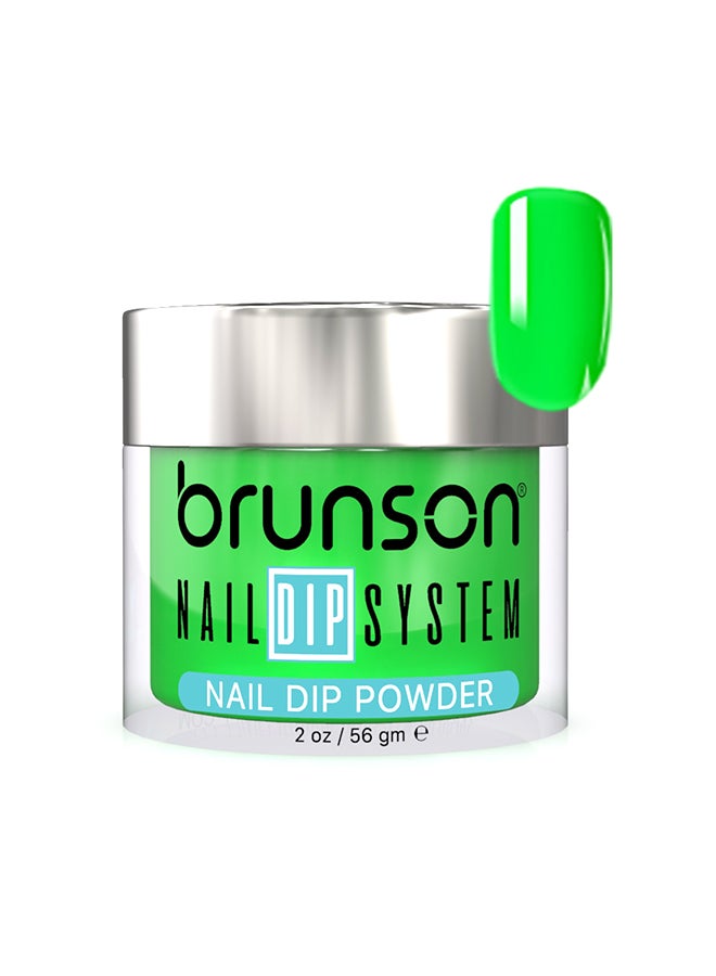 Nail Dip Powder Dip And Buff System Color 56gm, French Nail Art Starter Manicure Salon DIY At Home Odor Free And Long Lasting No Needed Nail Lamp Curing BDK192