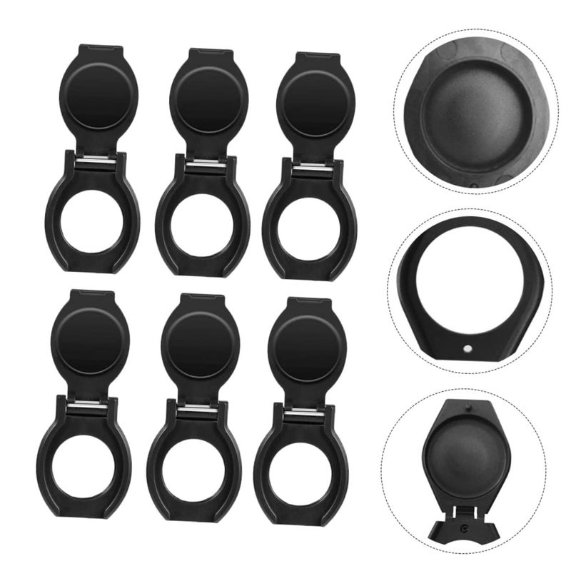 12 Pack Black Webcam Lens Covers For Laptops And Desktops Easy Install Privacy Protection - Image 4