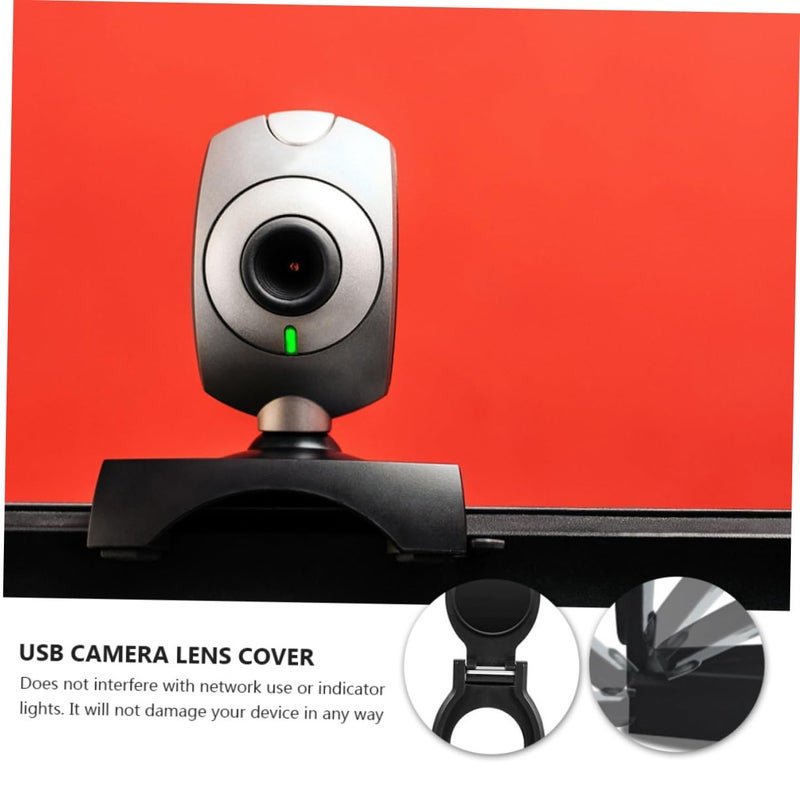 12 Pack Black Webcam Lens Covers For Laptops And Desktops Easy Install Privacy Protection - Image 5