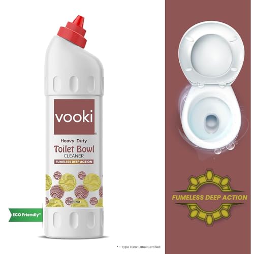 Vooki Heavy Duty Toilet Bowl Cleaner Fumeless Deep Action liquid, Home and Commercial Use - 500 ml (Pack of 1) - Image 2