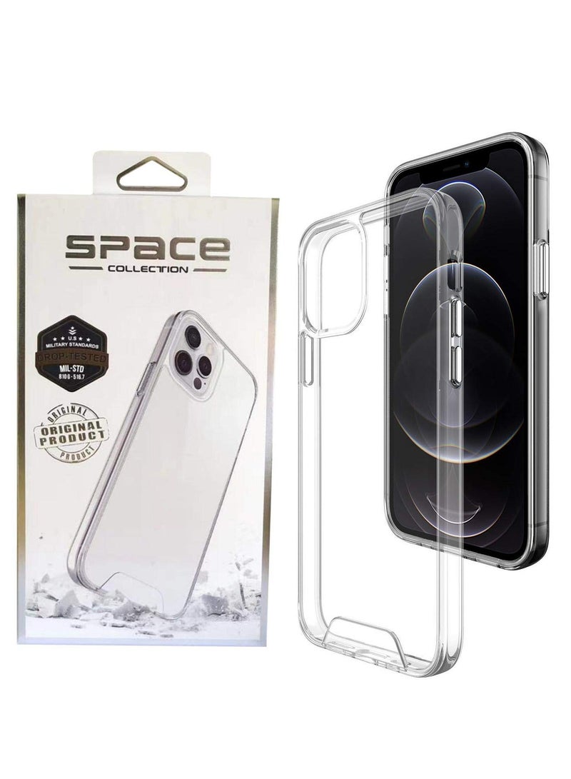 سبيس حافظة ايفون  15 برو ماكس شفاف, مقاوم للخدش والاصفرار، حماية من السقوط - Image 3