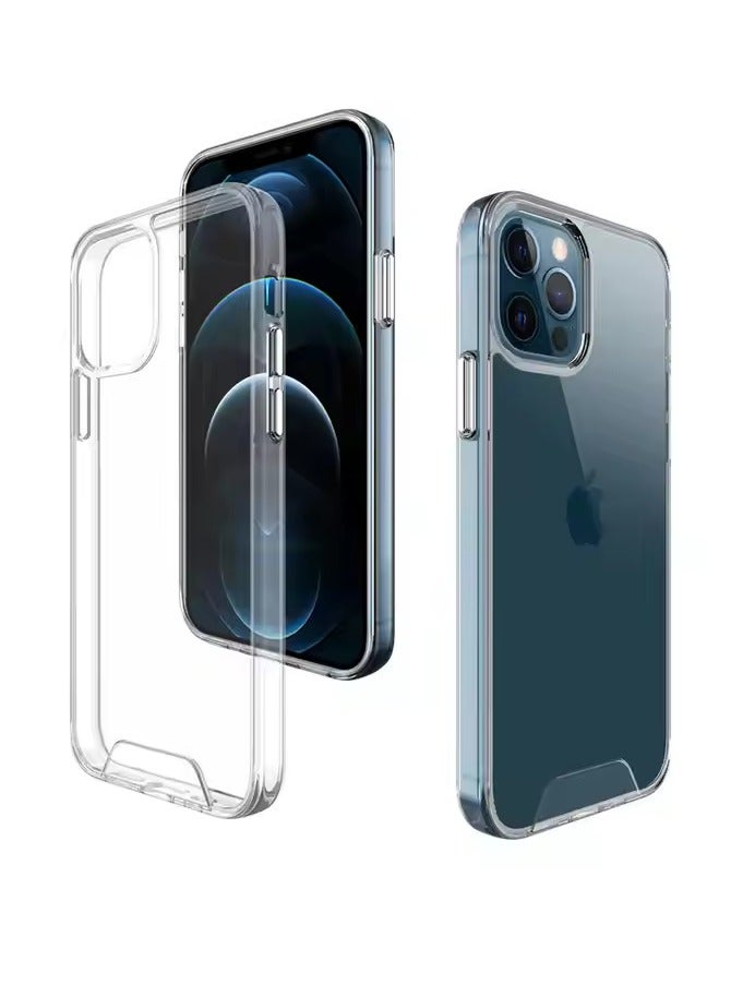 سبيس حافظة ايفون  15 برو ماكس شفاف, مقاوم للخدش والاصفرار، حماية من السقوط - Image 2