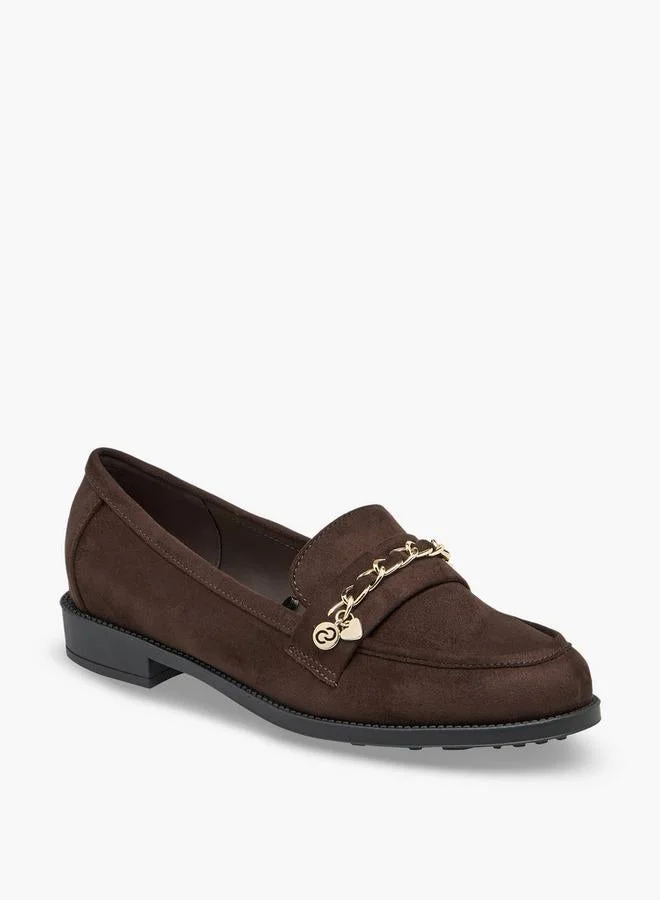 Celeste Women Metal Accent Loafers
