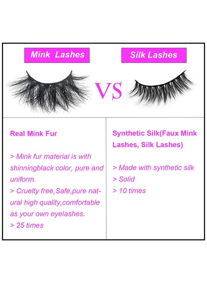 mikiwi Wholesale 25mm Mink Lashes Mikiwi E01-5, Real Mink EyeLashes, Thick HandMade Full Strip Lashes, Crueltyl Free Fluffy Lash, Dramatic Lashes for Halloween Party, 3D Mink Lashes Bulk Pack-5 - Image 5