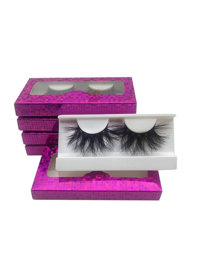 mikiwi Wholesale 25mm Mink Lashes Mikiwi E01-5, Real Mink EyeLashes, Thick HandMade Full Strip Lashes, Crueltyl Free Fluffy Lash, Dramatic Lashes for Halloween Party, 3D Mink Lashes Bulk Pack-5 - Image 1