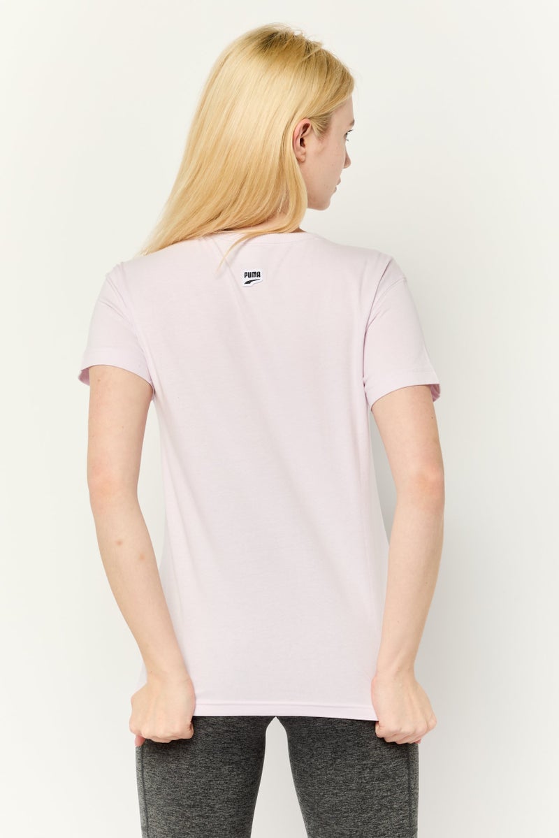 PUMA Women Regular Fit Short Sleeve Outdoor Top, Lavender - Image 4