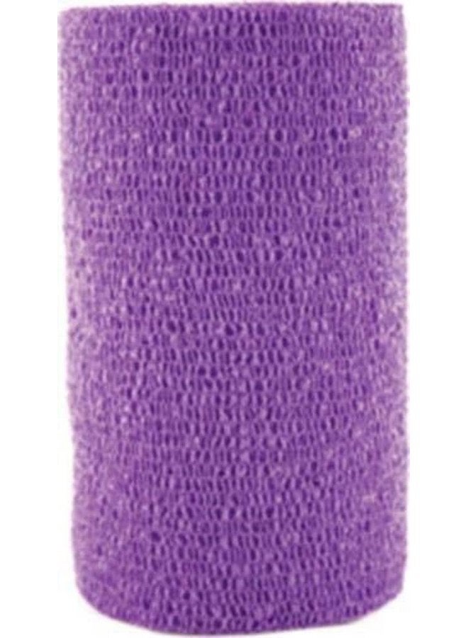 ثري ام شريط ضماد فردي من 3M Vetrap، مقاس 4 بوصات × 5 ياردة، أرجواني