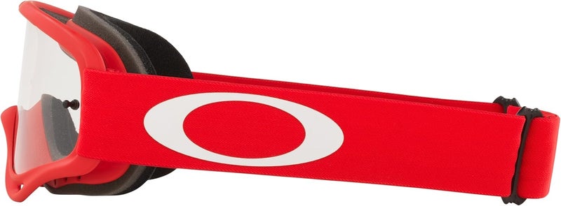 Oakley O-Frame MX Moto Red Goggles with Clear Lens - Image 2