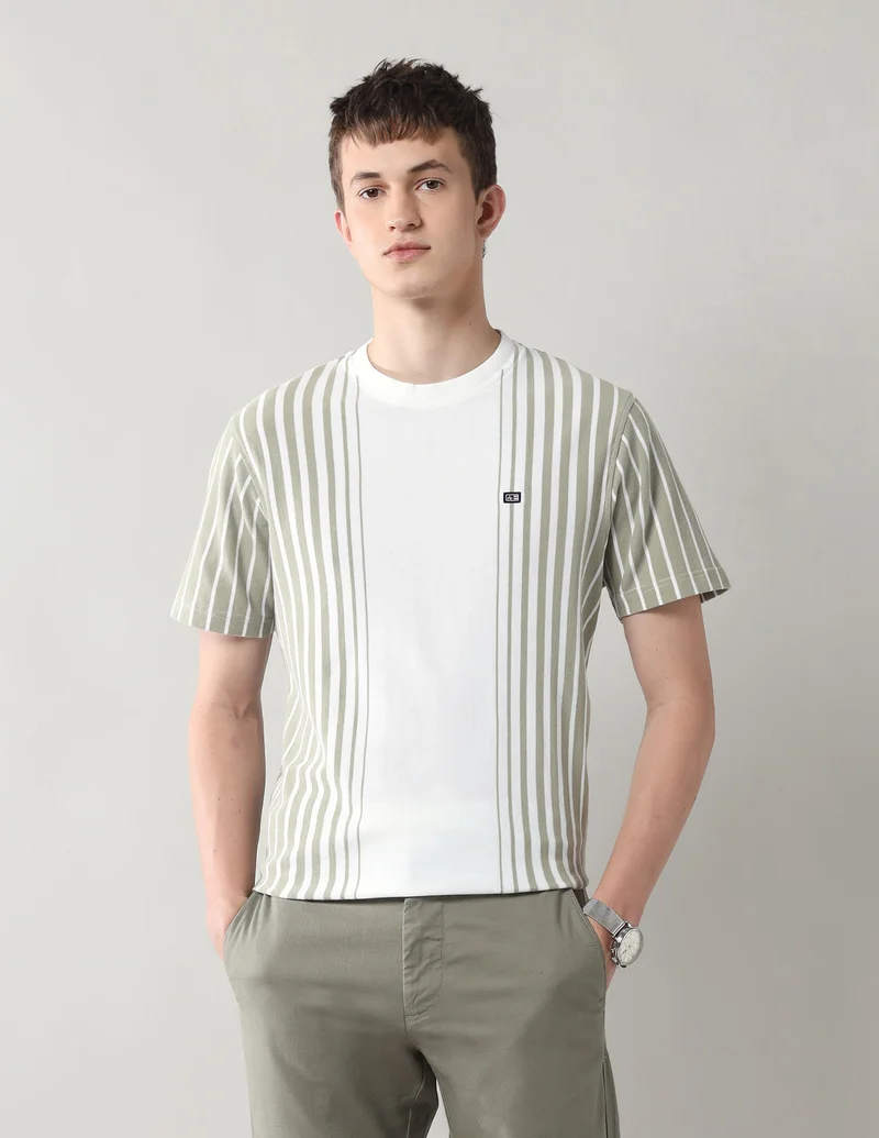 Arrow Vertical Striped Spring Sorbet T-Shirt