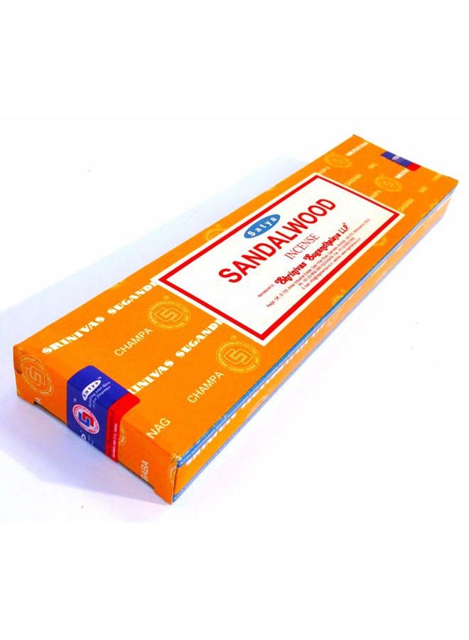 Satya Sandalwood Nag Champa - 100 Gram Box - Sai Baba Incense - Image 2
