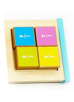 Generic Educational Square Tiles Game - Numbers & Shapes for Cognitive Development  - Image 2