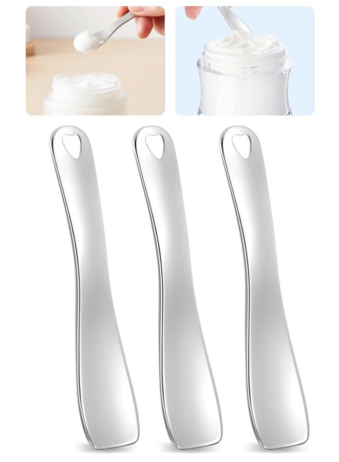 3PCS Mini Metal Cosmetic Spatula for Cream Mask - Image 1