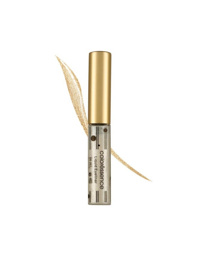 Coloressence Shimmer Gel Eyeliner Pearl Pigment Infused Micro Shimmer Glitter Waterproof Formula, Gold, Shimmery Finish  - Image 1