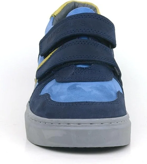 راكربلاس Leather Navy Blue Velcro Boys Sports Shoes