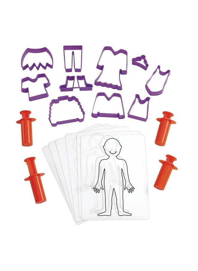 Colorations Colorations Dress-Me Play Set for Dough or Clay, 22 Pieces, Dough Fashion, Dough Hair, Create, Arts & Crafts, Screen-Free Fun (Item # DOHDRESS)  - Image 4