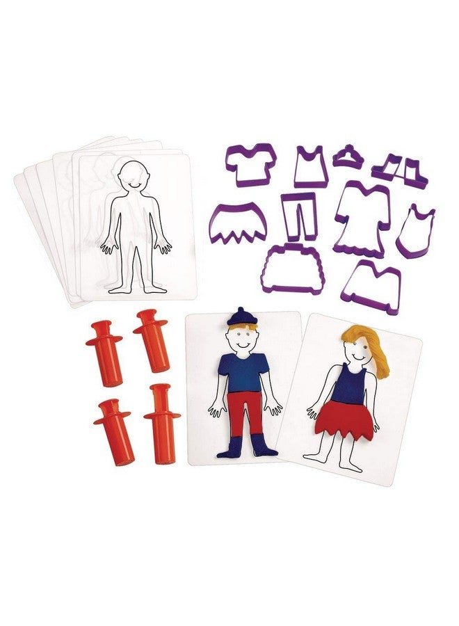 Colorations Colorations Dress-Me Play Set for Dough or Clay, 22 Pieces, Dough Fashion, Dough Hair, Create, Arts & Crafts, Screen-Free Fun (Item # DOHDRESS)  - Image 1