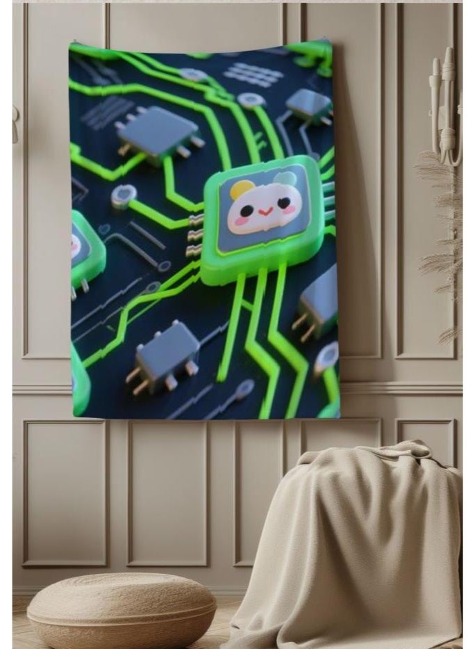 general Baby and children's cartoon flannel thin blanket (warm and comfortable, suitable for sleep, game use) 70cm*100cm - Image 3