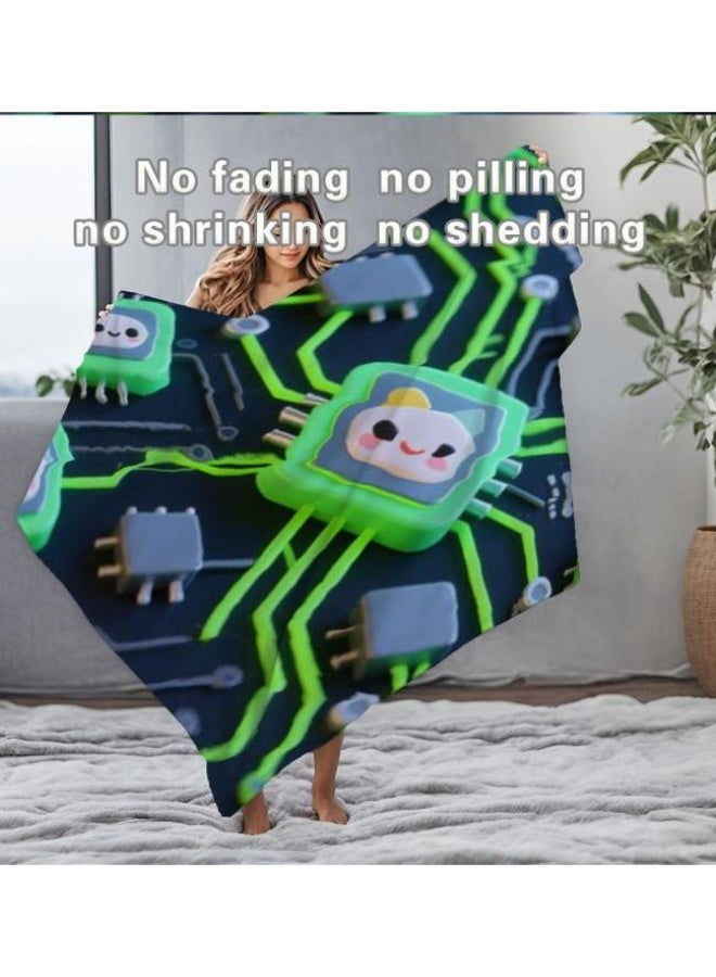 general Baby and children's cartoon flannel thin blanket (warm and comfortable, suitable for sleep, game use) 70cm*100cm - Image 5