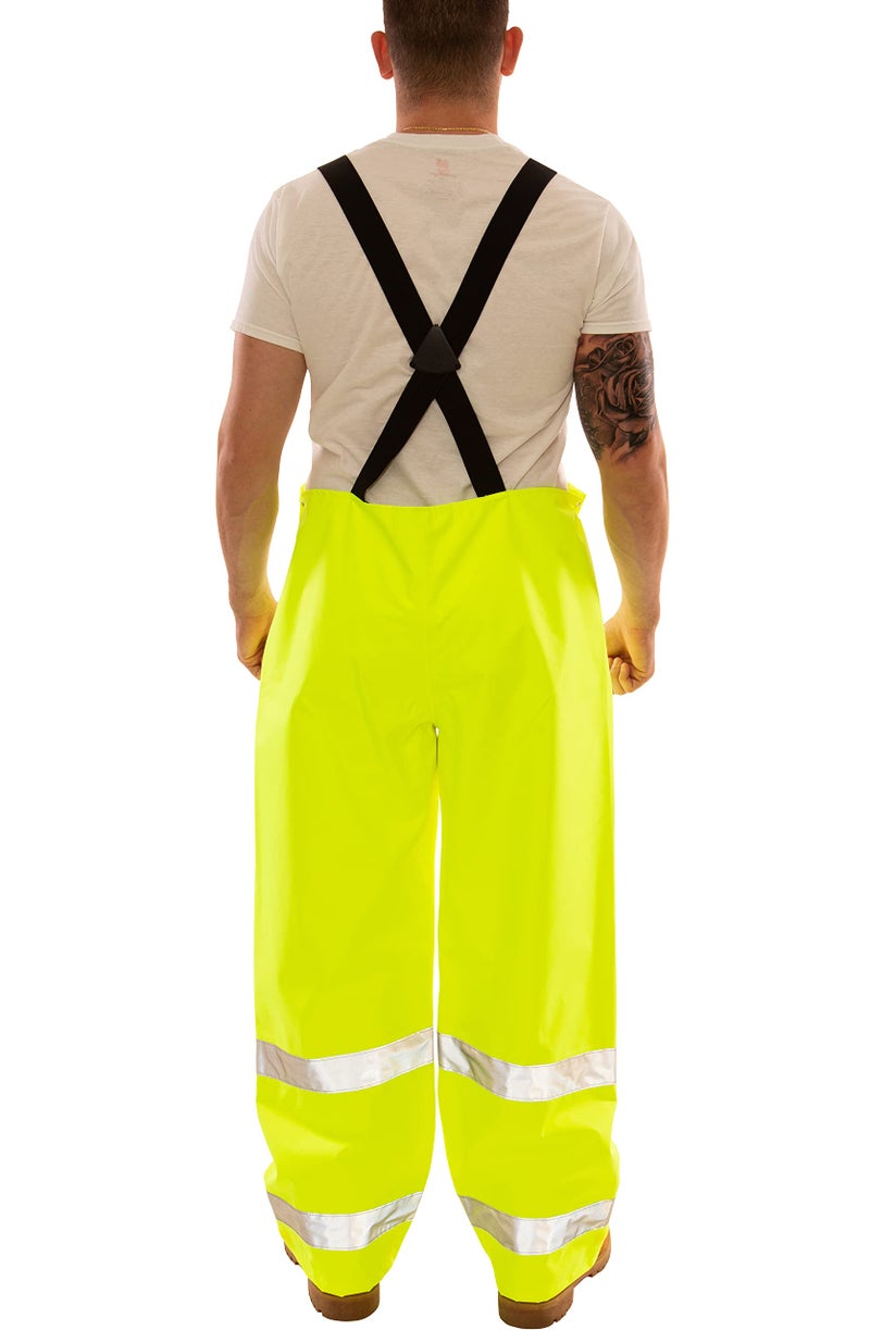 Tingley Icon O24122 High Visibility Overalls, Extra-Large, Fluorescent Yellow-Green - Image 2