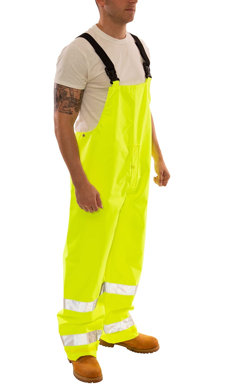 Tingley Icon O24122 High Visibility Overalls, Extra-Large, Fluorescent Yellow-Green - Image 3