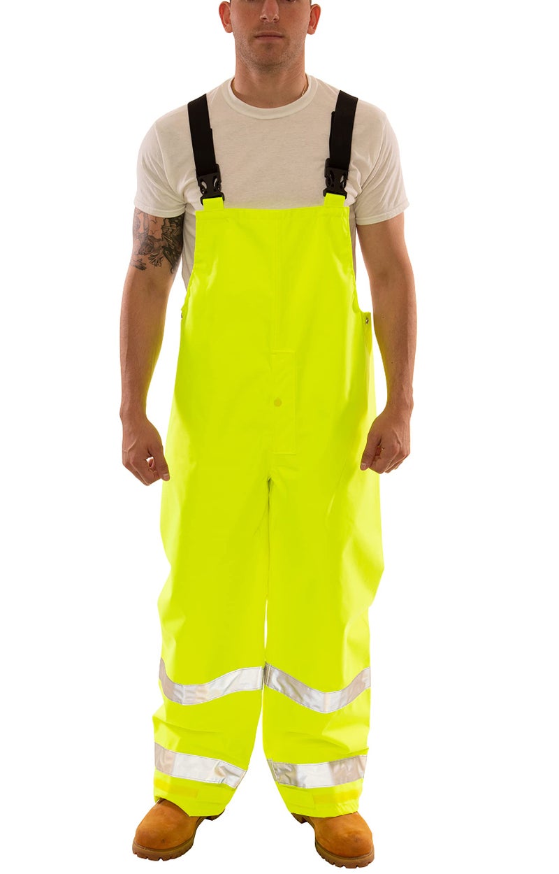Tingley Icon O24122 High Visibility Overalls, Extra-Large, Fluorescent Yellow-Green - Image 1