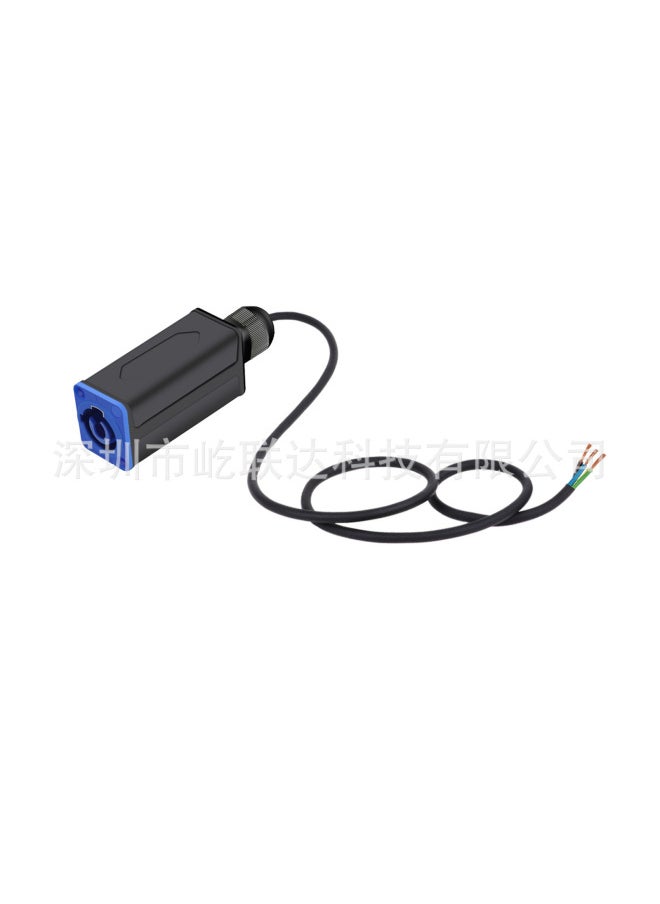 Three-core Audio Power Plug To Extend The Speaker Line To The Connector Aviation Head Connection Line Through The Female Seat-Color:HH17E1005FU1001L65WH-Line Length:50 M  - Image 2